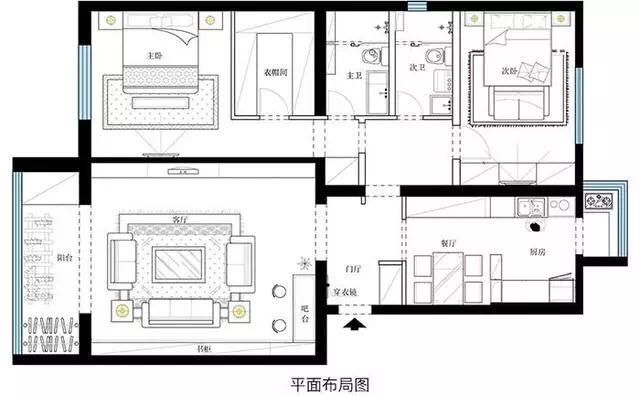 110现代两房装修效果图,现代风格的两居室装修案例效果图-美广网(图1) 110现代两房装修效果图,现代风格的两居室装修案例效果图-美广网(图1)