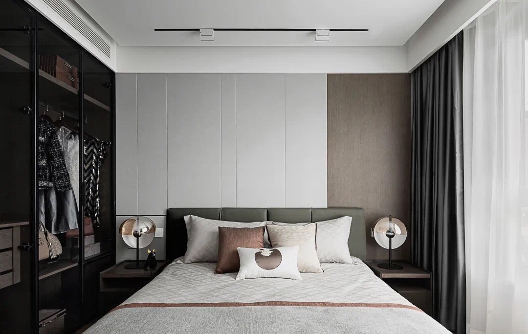 120现代三房装修效果图,美好生活，从极简开始装修案例效果图-美广网(图5)