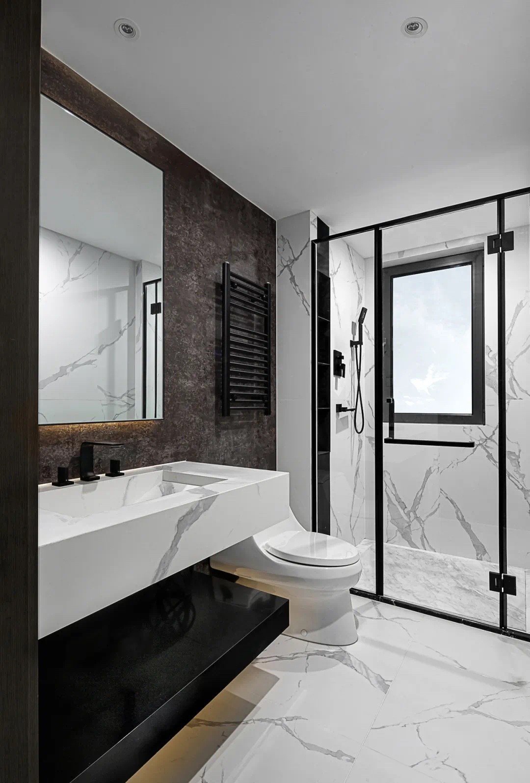 120现代三房装修效果图,美好生活，从极简开始装修案例效果图-美广网(图8)