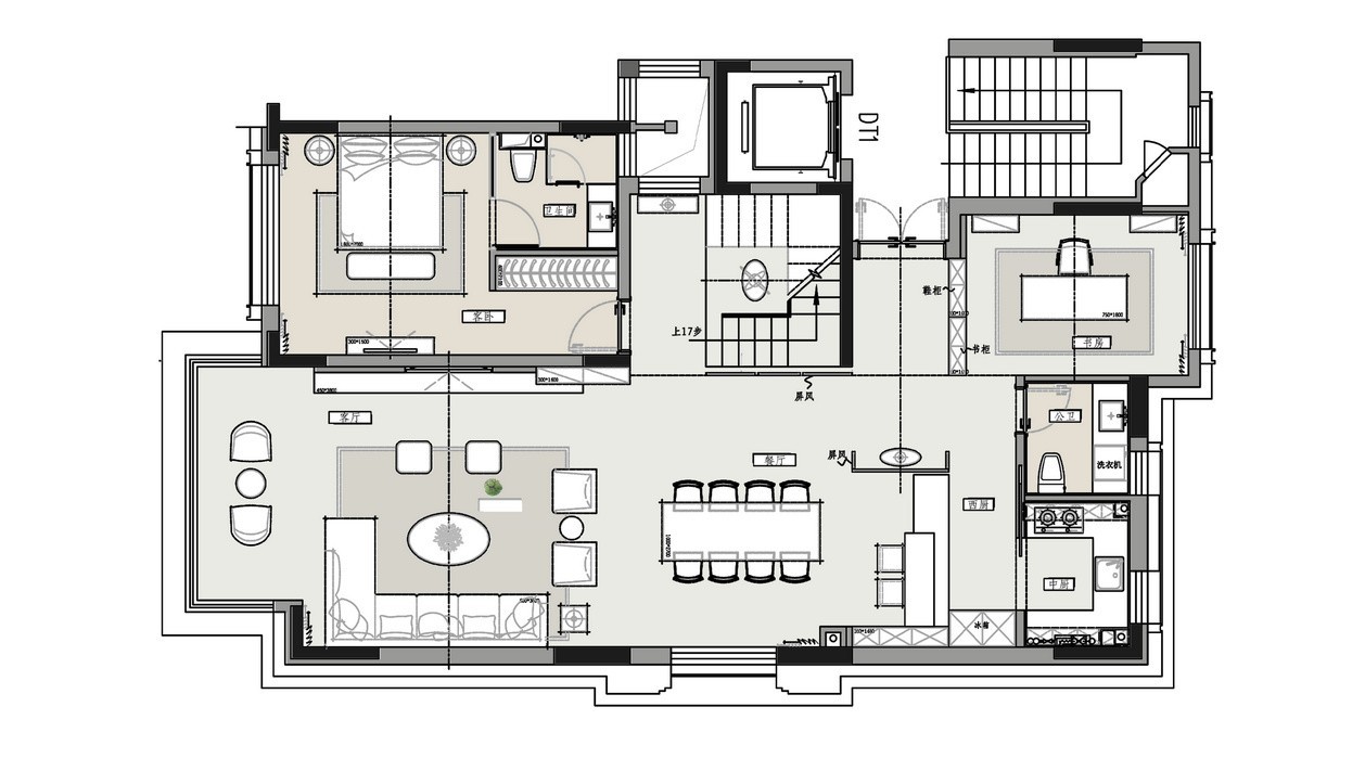 210现代别墅装修效果图,设计适度 · 生活有度装修案例效果图-美广网