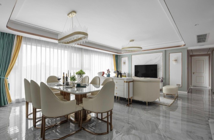 118混搭三房装修效果图,返璞归真装修案例效果图-美广网(图2)