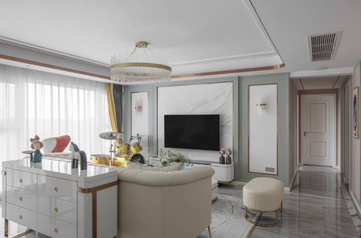 118混搭三房装修效果图,返璞归真装修案例效果图-美广网(图4)