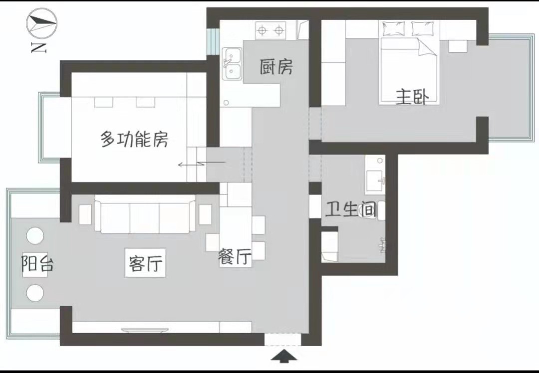 85新古典小户型/一房装修效果图,慢生活的小天地装修案例效果图-美广网(图1) 85新古典小户型/一房装修效果图,慢生活的小天地装修案例效果图-美广网(图1)
