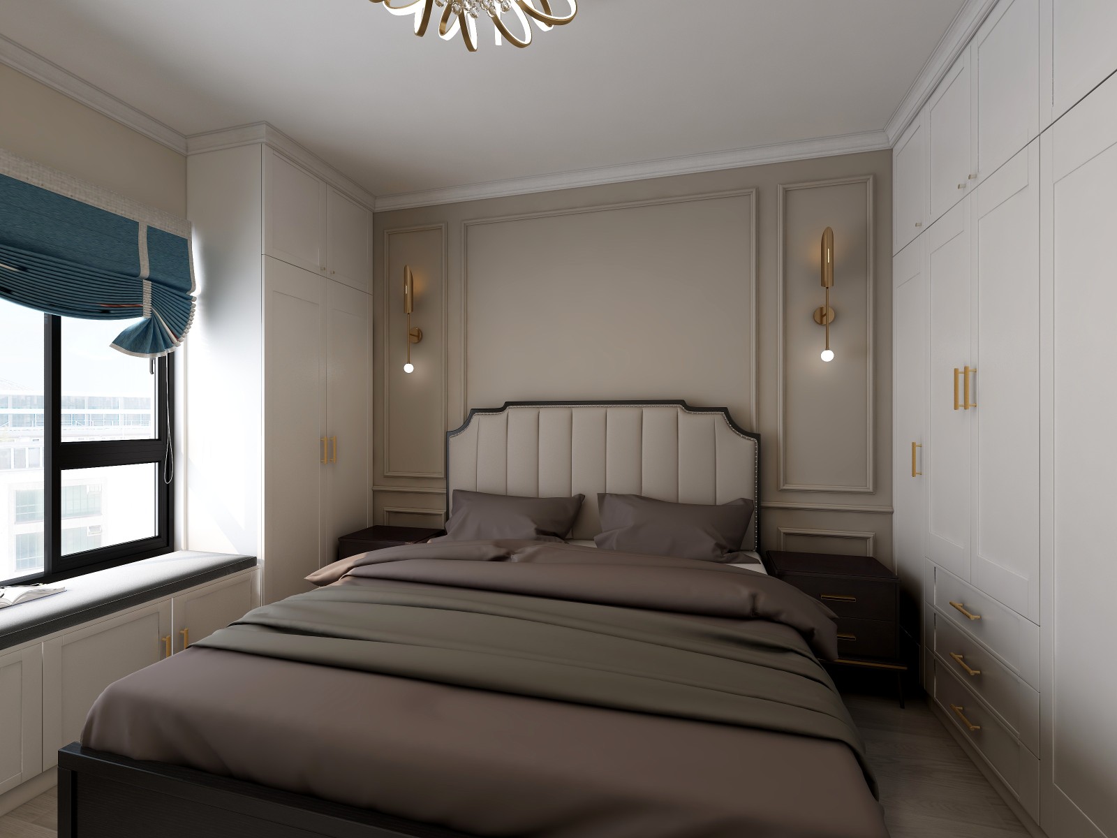 102简欧三房装修效果图,102m²不一样的简欧风装修案例效果图-美广网(图3)