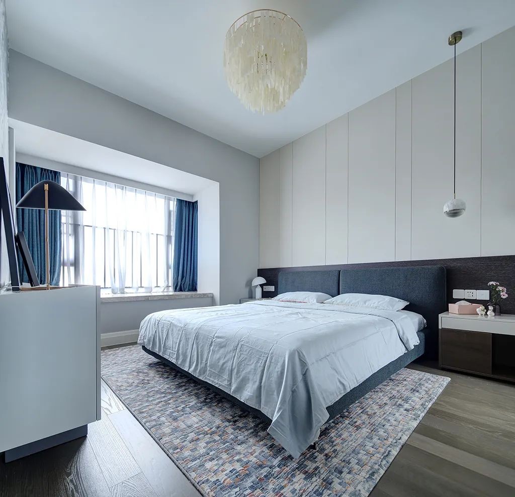 148现代四房装修效果图,改造装出简约温馨的舒适感装修案例效果图-美广网(图7)