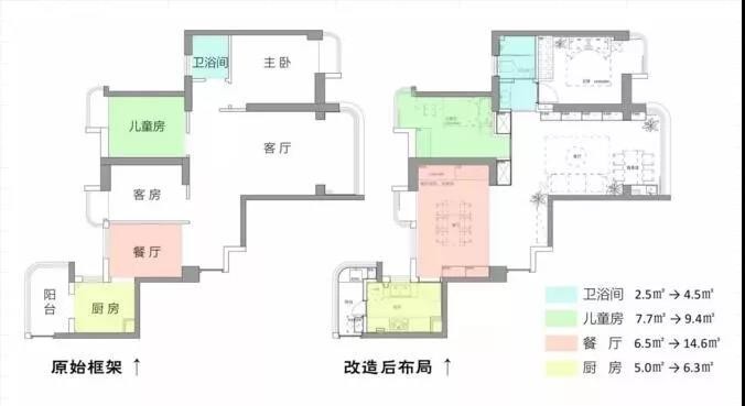 79北欧两房装修效果图,空间的断舍离装修案例效果图-美广网(图1)