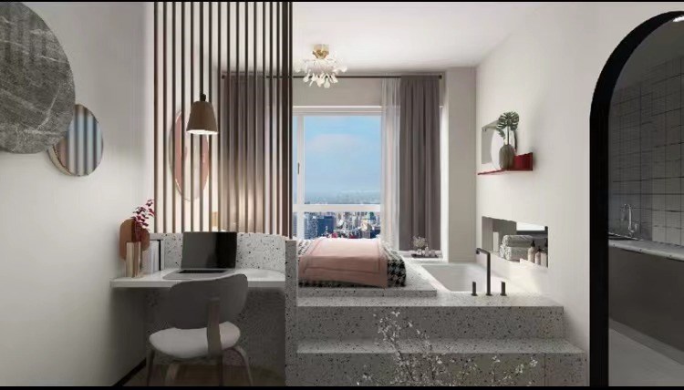 35混搭小户型/一房装修效果图,潮流高混搭装修案例效果图-美广网(图4) 35混搭小户型/一房装修效果图,潮流高混搭装修案例效果图-美广网(图4)