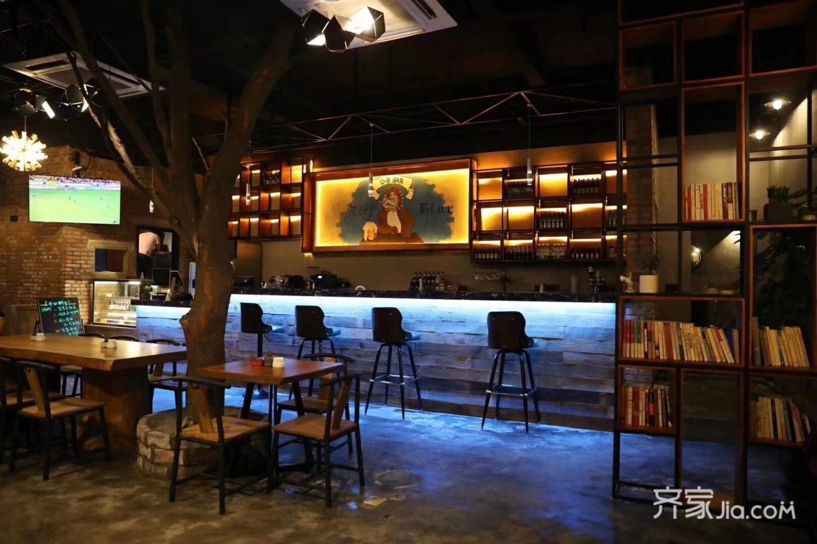 300工业商铺装修装修效果图,咖啡馆装修案例效果图-美广网(图3) 300工业商铺装修装修效果图,咖啡馆装修案例效果图-美广网(图3)