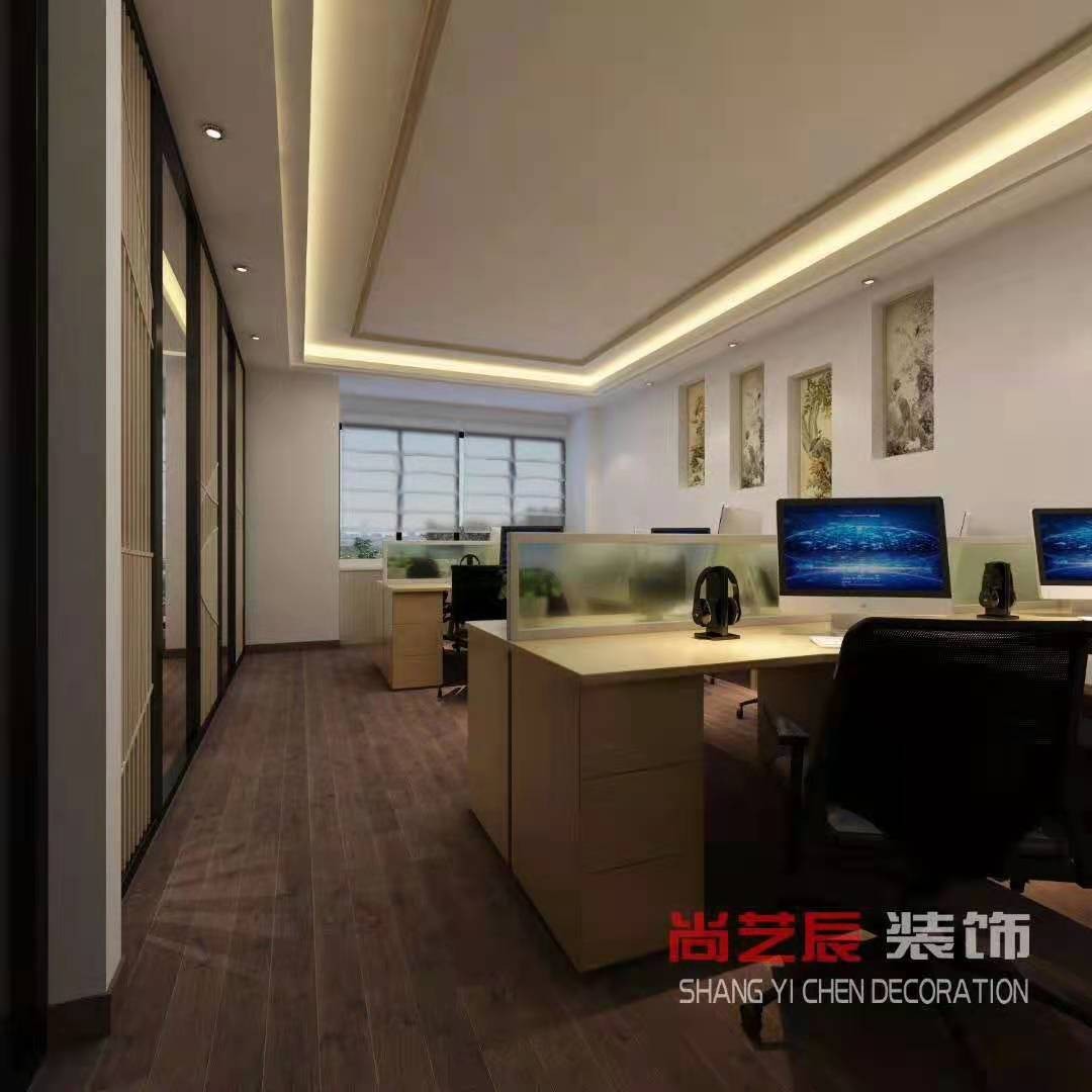 158中式办公空间装修效果图,宝声音响公司装修案例效果图-美广网(图3) 158中式办公空间装修效果图,宝声音响公司装修案例效果图-美广网(图3)