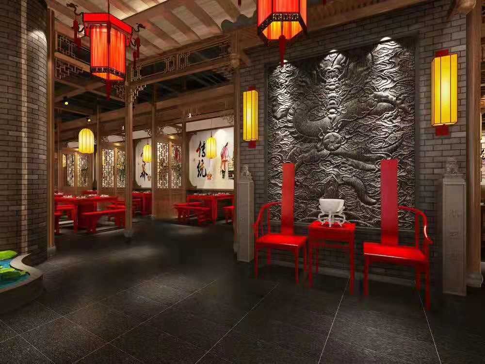 525中式商铺装修装修效果图,小龙坎火锅装修案例效果图-美广网(图2) 525中式商铺装修装修效果图,小龙坎火锅装修案例效果图-美广网(图2)