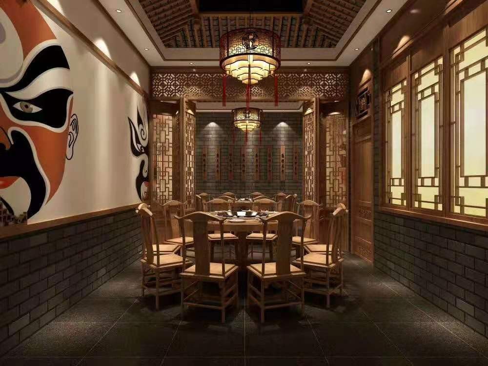 525中式商铺装修装修效果图,小龙坎火锅装修案例效果图-美广网(图5) 525中式商铺装修装修效果图,小龙坎火锅装修案例效果图-美广网(图5)