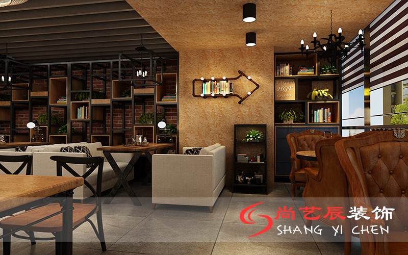 75工业商铺装修装修效果图,咖啡店装修案例效果图-美广网(图3) 75工业商铺装修装修效果图,咖啡店装修案例效果图-美广网(图3)