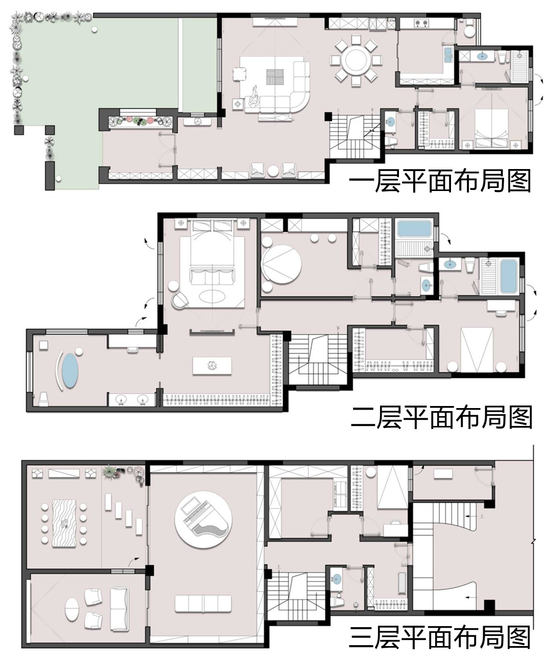 520现代别墅装修效果图,西派澜岸装修案例效果图-美广网