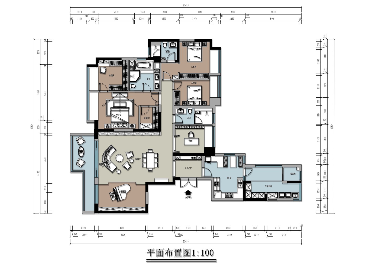 245现代别墅装修效果图,卡地亚花园城|现代前卫装修案例效果图-美广网