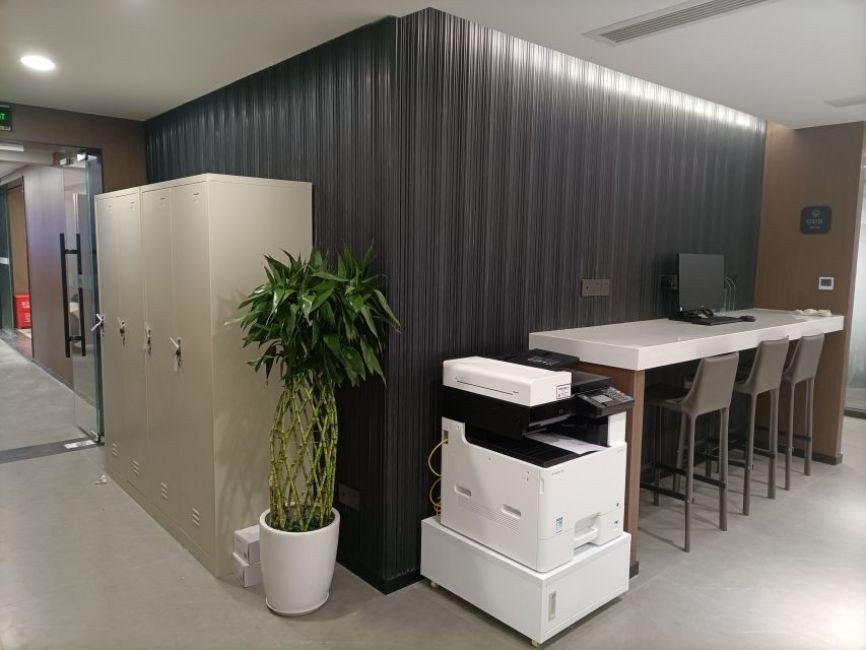 285现代办公空间装修效果图,贝壳萃峰国际办公室装修装修案例效果图-美广网(图3)