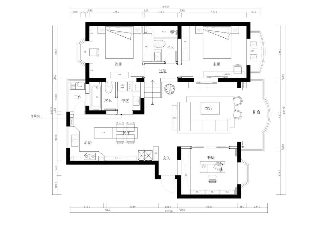 130现代三房装修效果图,130㎡简约风,轻奢生活装修案例效果图-美广网(图1) 130现代三房装修效果图,130㎡简约风,轻奢生活装修案例效果图-美广网(图1)