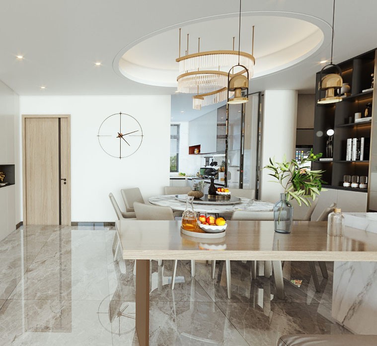 60现代小户型/一房装修效果图,60平米现代简约一居室装修案例效果图-美广网(图4)