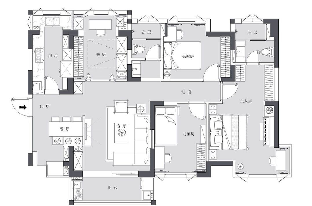 100现代两房装修效果图,让都市生活回归自然装修案例效果图-美广网(图1) 100现代两房装修效果图,让都市生活回归自然装修案例效果图-美广网(图1)