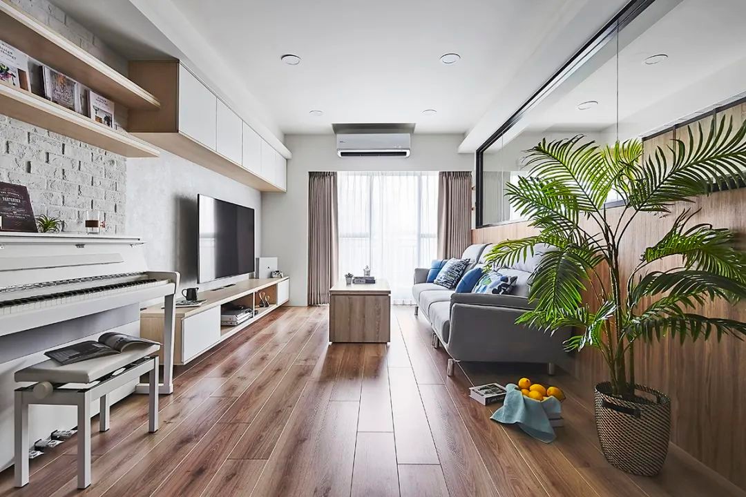 102北欧三房装修效果图,清爽木质,温馨舒适装修案例效果图-美广网(图2) 102北欧三房装修效果图,清爽木质,温馨舒适装修案例效果图-美广网(图2)