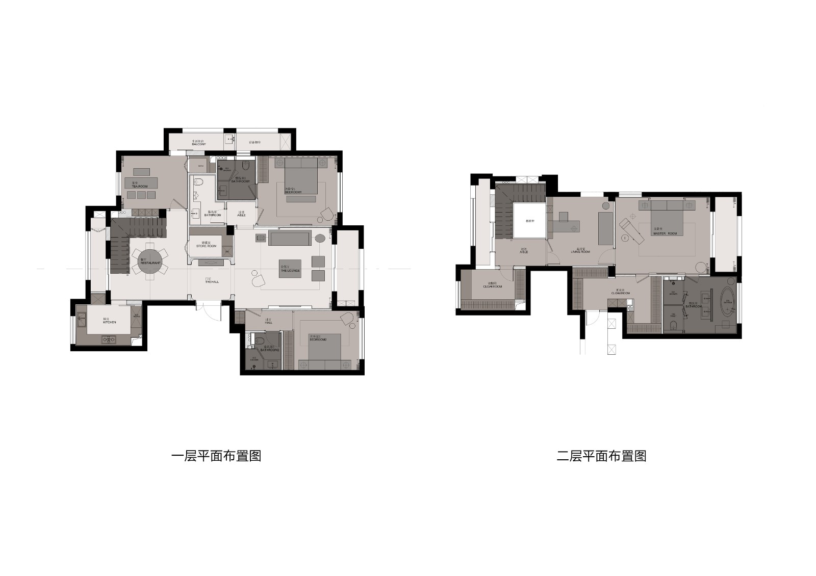 120现代三房装修效果图,宁静港湾，回归初生装修案例效果图-美广网(图1)