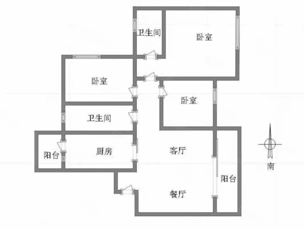 120轻奢三房装修效果图,白鹭湾装修案例效果图-美广网(图1)