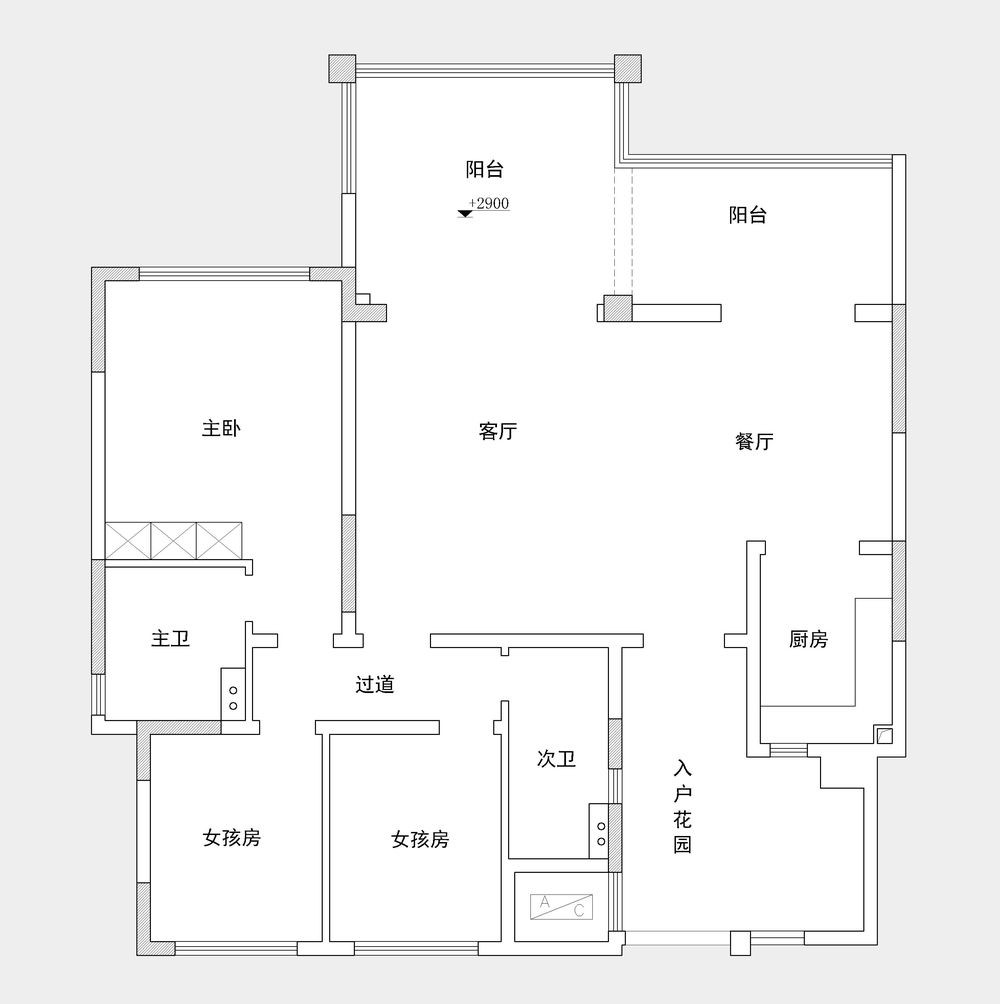 126现代四房装修效果图,现代简约装修案例效果图-美广网(图1)